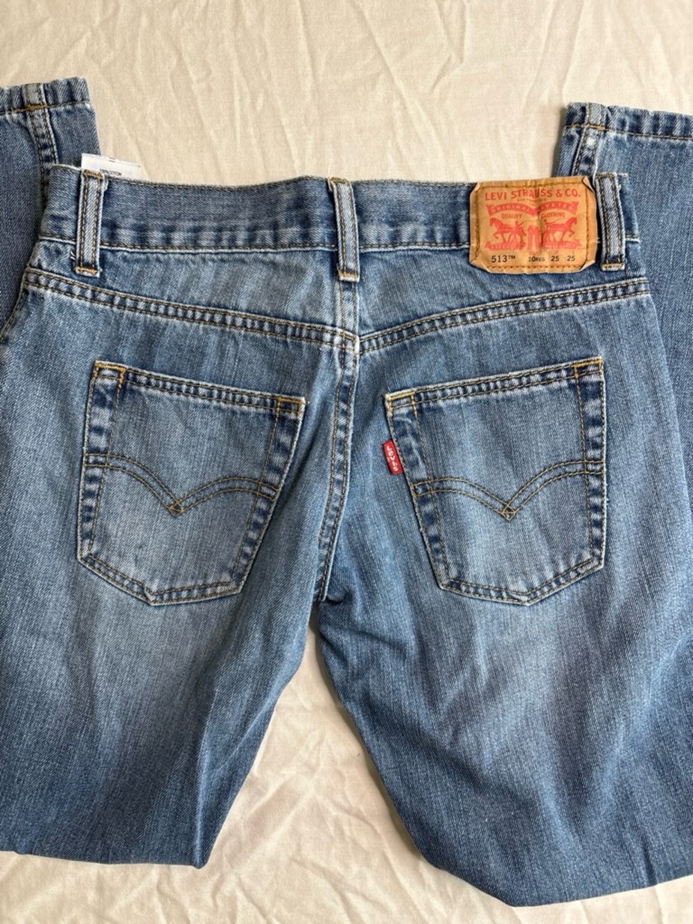 Levi's Light Blue Boys Slim Straight Jeans